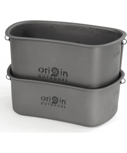 Origin Outdoors matkapottide komplekt „Titanium“