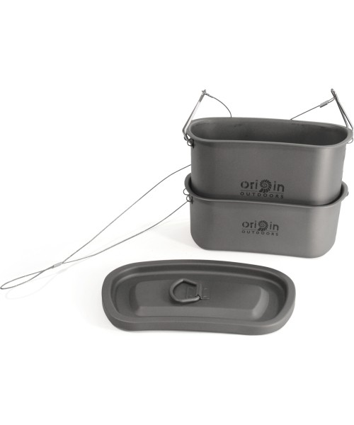 Origin Outdoors Camping Pot Set 'Titanium'