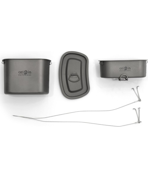Origin Outdoors matkapottide komplekt „Titanium“
