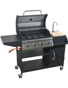 IBIZA gas grill with sink