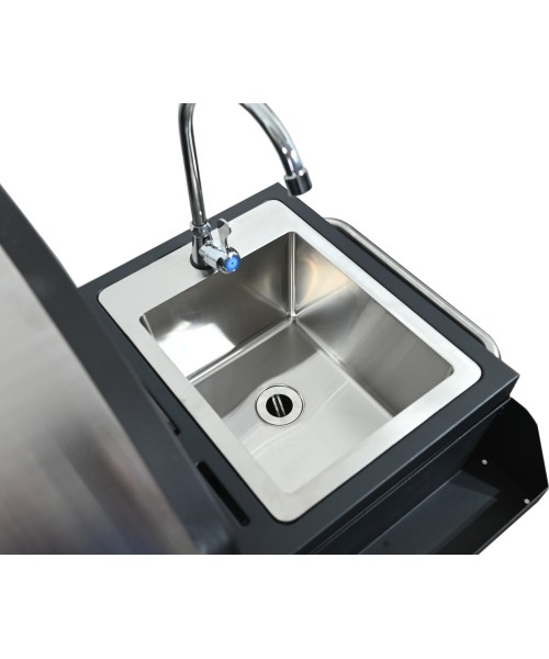 IBIZA gas grill with sink