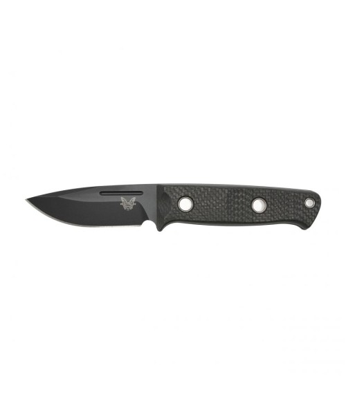 Jahi- ja ellujäämisnoad Benchmade: Benchmade 165BK Mini Bushcrafter peilis fiksuotais ašmenimis