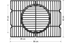 Cast iron grill grate (for grill ROYAL CLASSIC 13040)