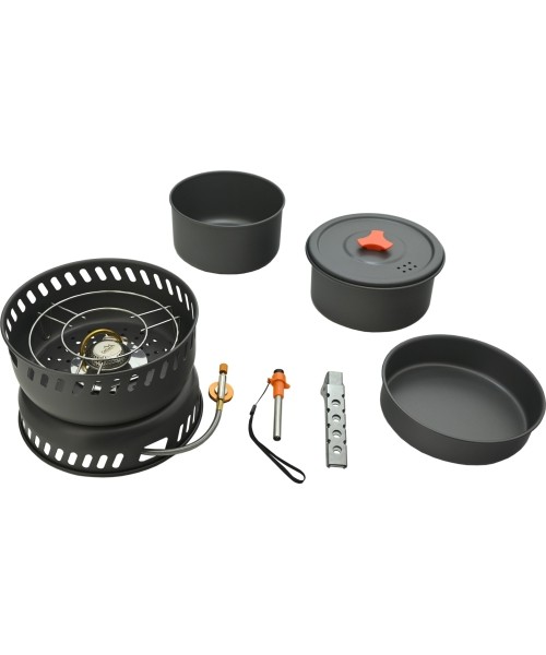 Dishes Cattara: Cookware with cooker TREK set 9pcs with accessories