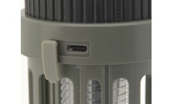 Flashlight PLUM retractable rechargeable + insect catcher