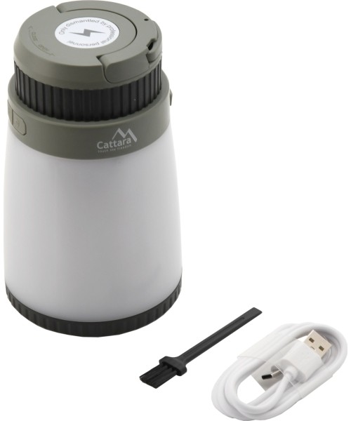 Flashlight PLUM retractable rechargeable + insect catcher