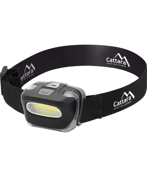 Headlamps Cattara: HORNET 130lm COB 3xAAA headlamp