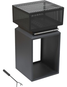 Lõkkealus CUBE restiga, 74 cm