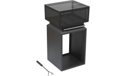 Lõkkealus CUBE restiga, 74 cm