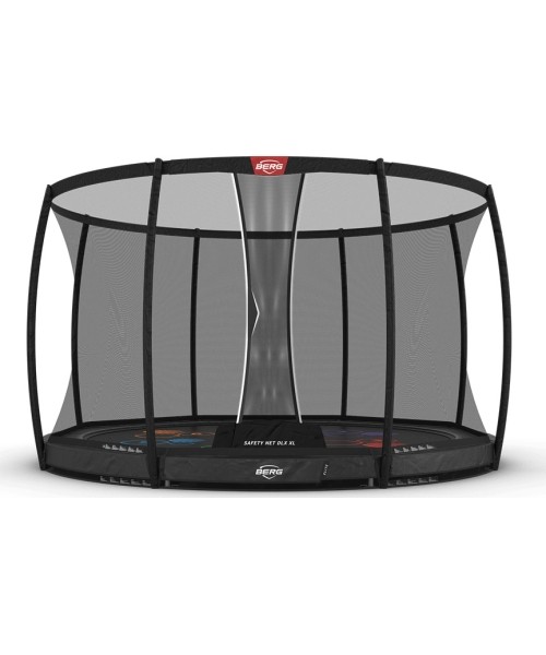 In-ground trampolines BERG: BERG Elite InGround 430 Grey Levels + Safety Net DLX XL