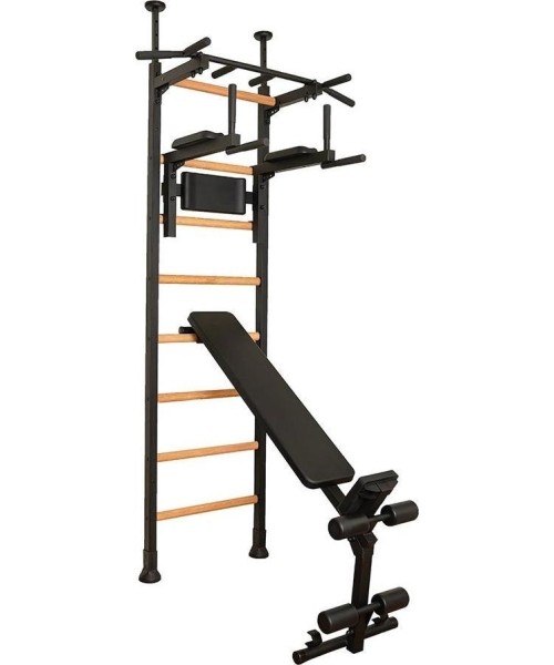 Wall Bars BenchK: Daugiafunkcinės gimnastikos kopėčios BenchK 523B