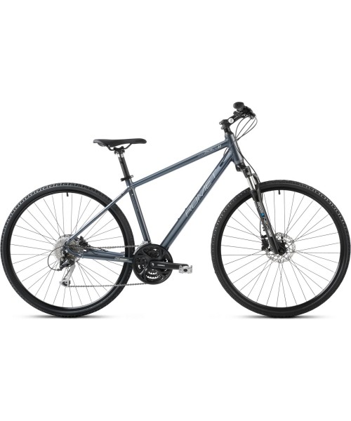 Linnarattad Romet: Dviratis Romet Orkan 4 M 2024 graphite-silver-champane
