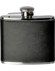 BasicNature Hip flask 'Leather'