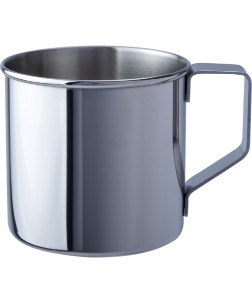 BasicNature Stainless steel mug 'Zebra'