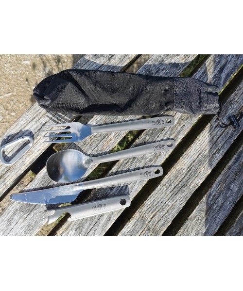 Origin Outdoors German Army Cutlery 'Titanium'