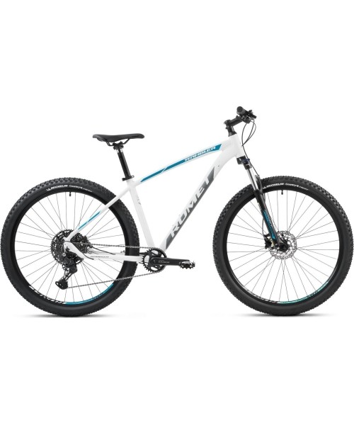 Linnarattad Romet: Dviratis Romet Rambler R9.3 CS 2024 white-graphite-turquoise