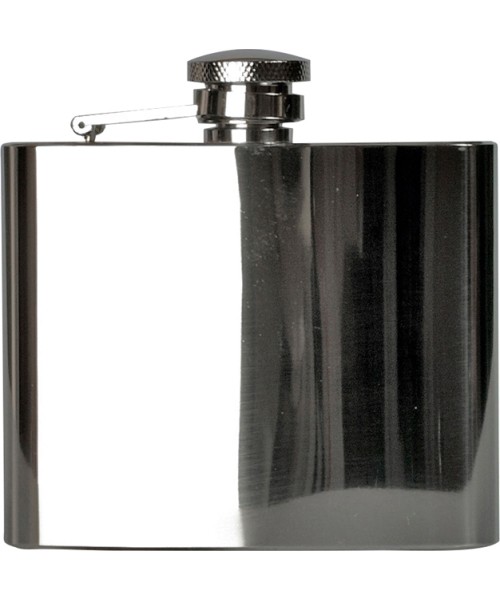 Canteens and Mugs BasicNature: BasicNature Hip flask 'Polished'