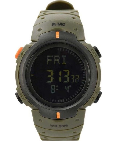 Survival Tools and Kits : M-Tac Tactical watch with compass olive green
