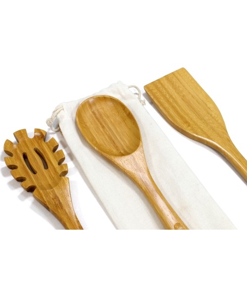 Origin Outdoors Cooking Utensil Set 'Bamboo'