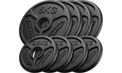 Cast Iron Weights Set Marbo, 30kg / 4x5kg + 4x2.5kg