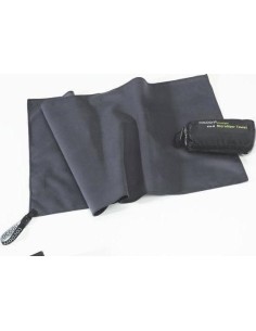 Microfiber Towel Cocoon, Grey, Size XL
