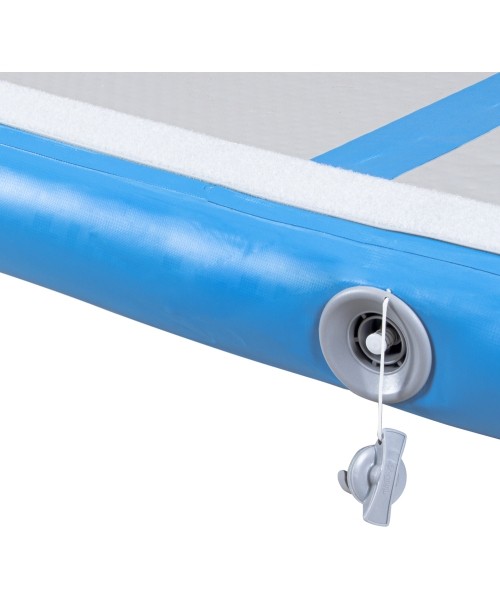 Inflatable Exercise Mat inSPORTline Airstunt 400 x 100 x 10 cm White w/ Electric Pump