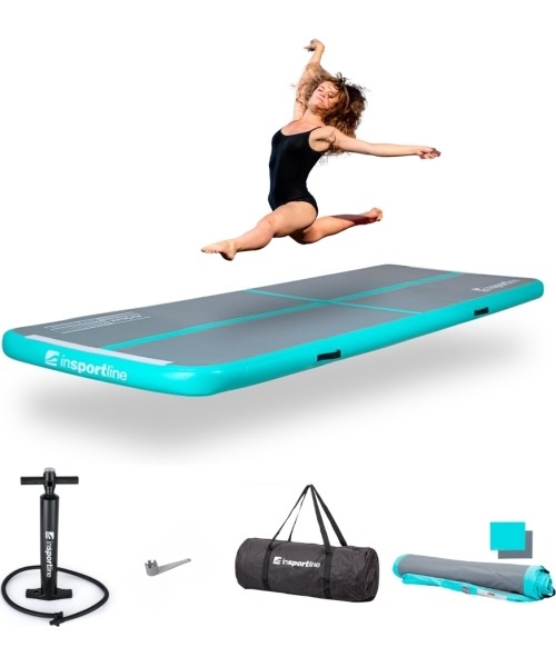 Inflatable Mats inSPORTline: Inflatable Exercise Mat inSPORTline Airstunt 300 x 100 x 10 cm Gray w/ Hand Pump