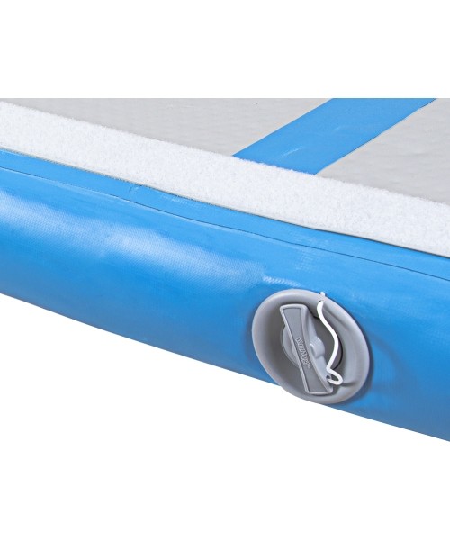 Inflatable Exercise Mat inSPORTline Airstunt 400 x 100 x 10 cm White w/ Hand Pump