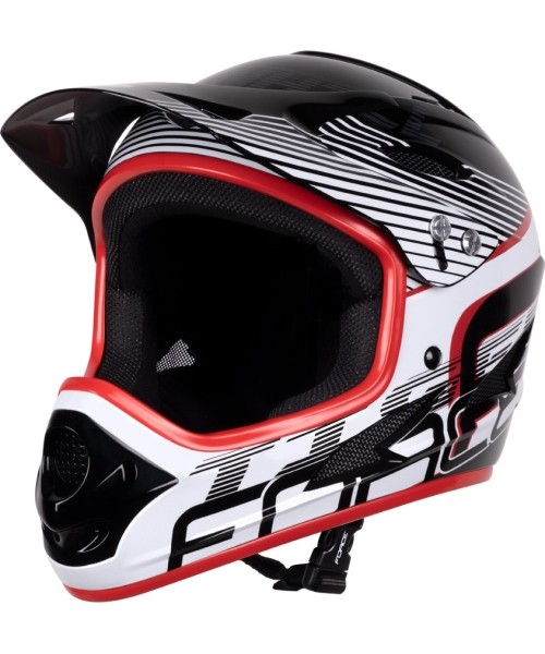 Kindad ja kiivrid : Kiiver FORCE TIGER , L-XL, 59-61cm (must/valge)