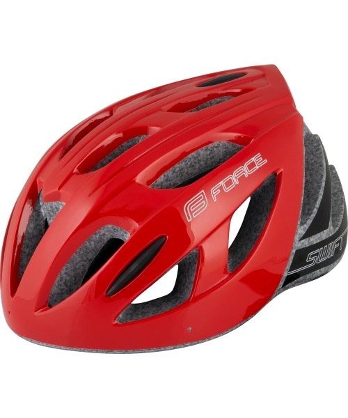 Gloves & Helmets & Accessories : Šalmas FORCE Swift 57-61cm L-XL (raudona)