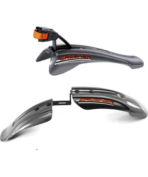 Kindad ja kiivrid : SKS Crusher Dirtboard komplekt, plastik (must)