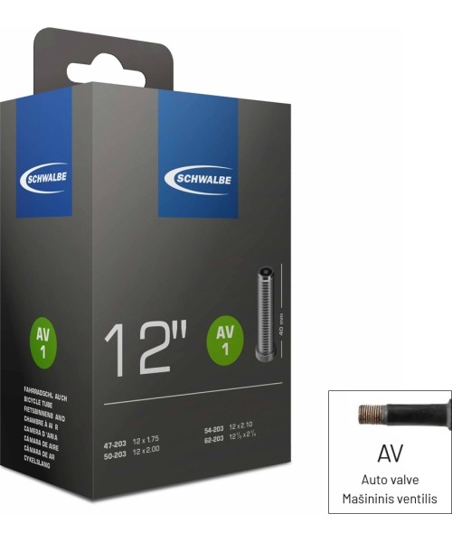 Gloves & Helmets & Accessories : Kamera Schwalbe 12X1/2X2.1/4 AV40
