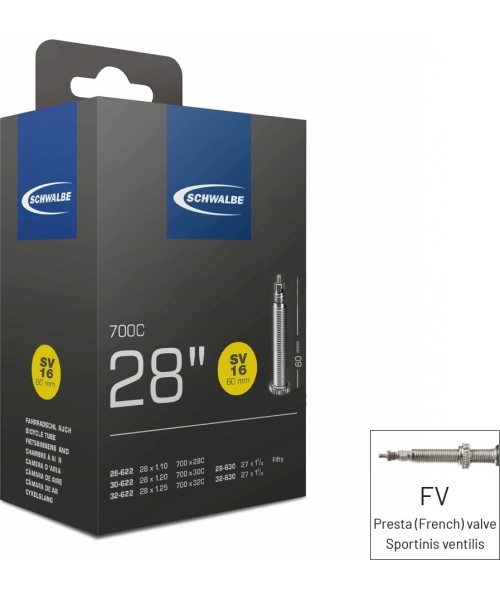 Kindad ja kiivrid : Schwalbe kaamera 700x28/32 FV60