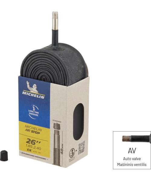Kindad ja kiivrid : MICHELIN AIR STOP AUTO-SV 48MM 26x1.85/2.4