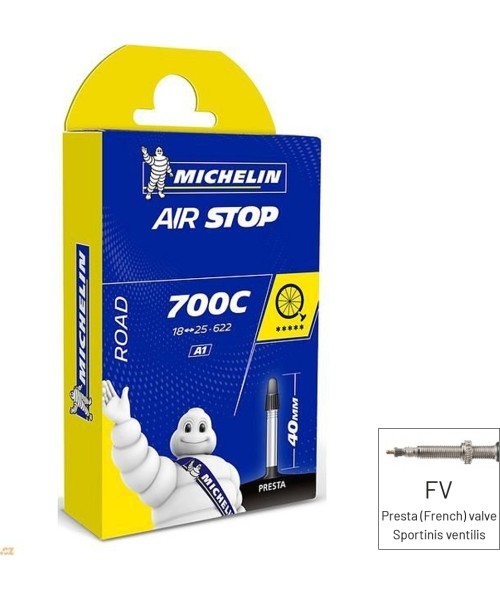 Kindad ja kiivrid : MICHELIN AIR STOP GAL-FV 40MM 700x18/25