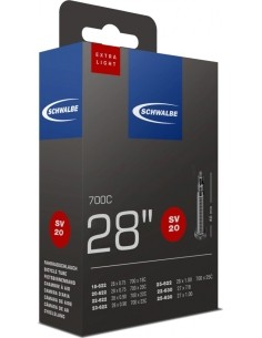 Sisekumm Schwalbe Extra Light 700x18/25 (18/25-622) SV20 40mm Presta ventiil