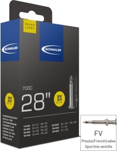 Sisekumm Schwalbe Extra Light 700x18/25 (18/25-622) FV 60mm