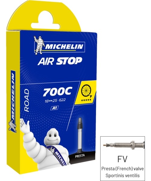Michelin A1 Airstop Inner Tube 28" 18/25x622mm FV48