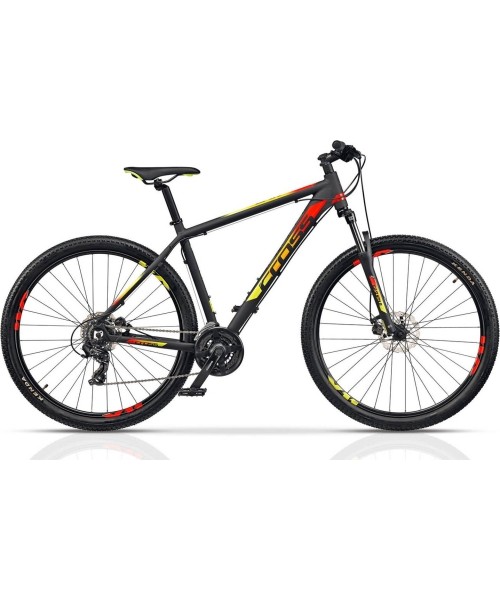 Linnarattad : CROSS GRX 7 V 29" 21G dydis 18" (46cm) (juoda/raudona/geltona)