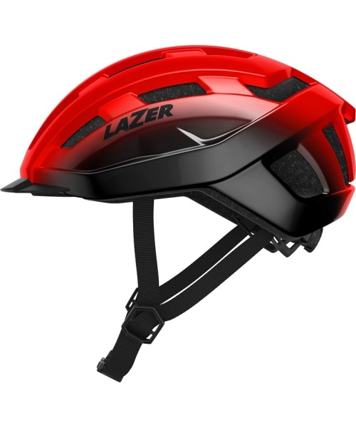 Kindad ja kiivrid Lazer: Šalmas Lazer Codax, Uni 54-61 cm, (raudona/juoda)