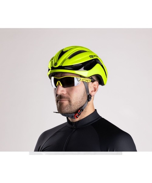 Kiiver FORCE Rex 54-58cm S-M (fluorestseeruv/must)