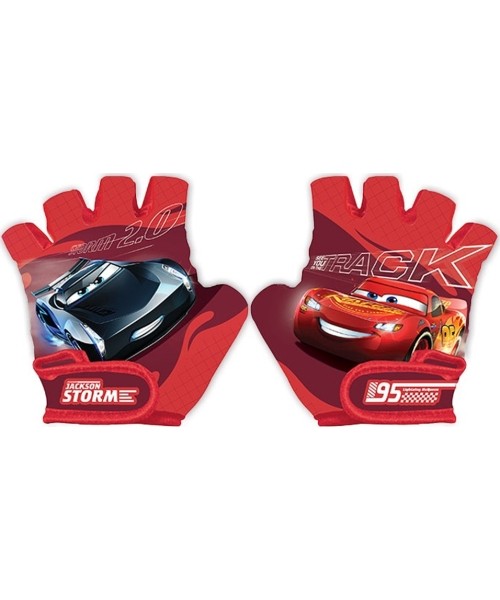 Gloves & Helmets & Accessories : Pirštinės Cars 3, vaikiškos (raudonos)