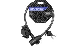 FORCE Strong lukk hoidikuga, 60/12mm (must)
