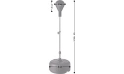 Free-Standing Speed Punching Bag inSPORTline Antedel