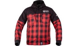 Softshell Jacket W-TEC Black Heart Rozzer - Black/Red