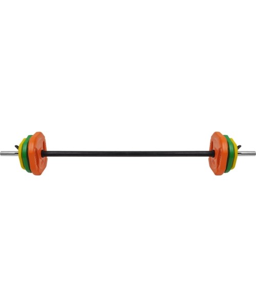 Full Weight Sets inSPORTline: Body Pump grifo ir svorių rinkinys inSPORTline PumpSet 2–20 kg (30mm)
