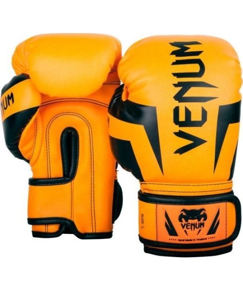 Boksikindad Venum: Venum Elite Boxing Gloves Kids - Exclusive - Fluo orange