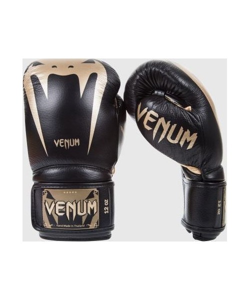 Boksikindad Venum: Venum Giant 3.0 Boxing Gloves - Nappa Leather - Black/Gold
