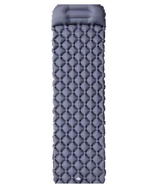 Inflatable Camping Mats Nils Camp: Turistinis kilimėlis su pompa Nils Camp NC4006, pilkas
