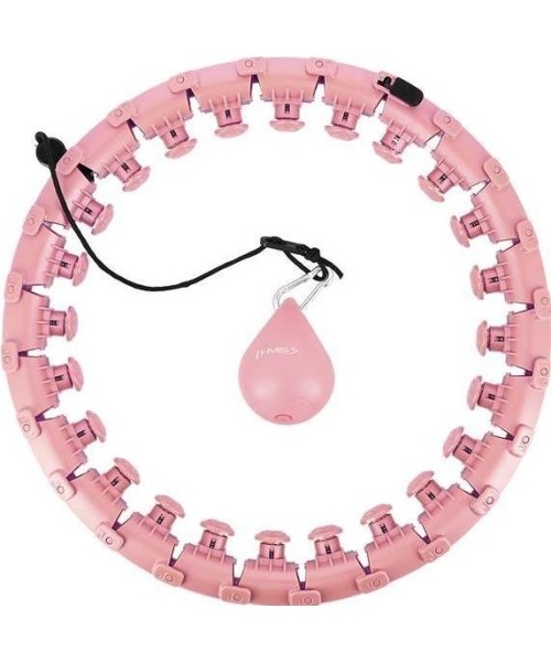 Hularõngad HMS: HHW01 HULA HOOP PINK WITH WEIGHT HMS
